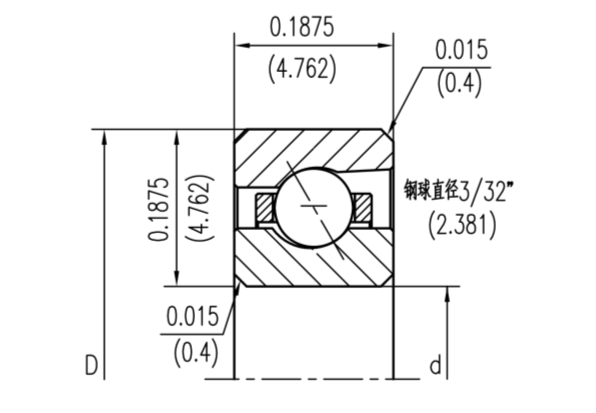 KAA角接触球等截面薄壁轴承