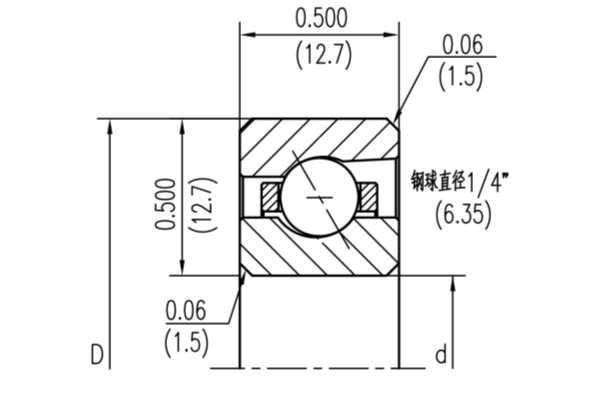 KD角接触球等截面薄壁轴承
