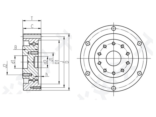 定制谐波减速器轴承